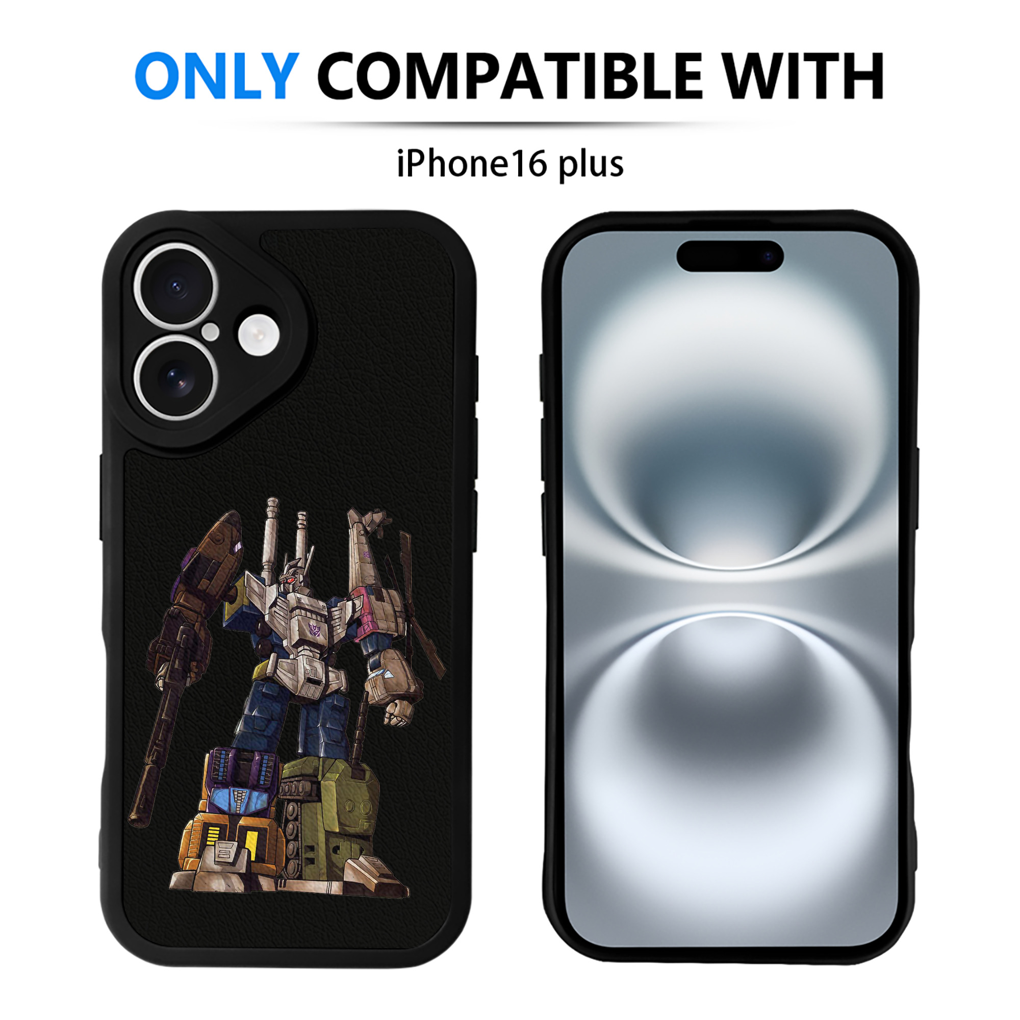 （画像用）  【iPhone 16シリーズ対応】シリコンスマホケース（レザー調） 材質：シリコン